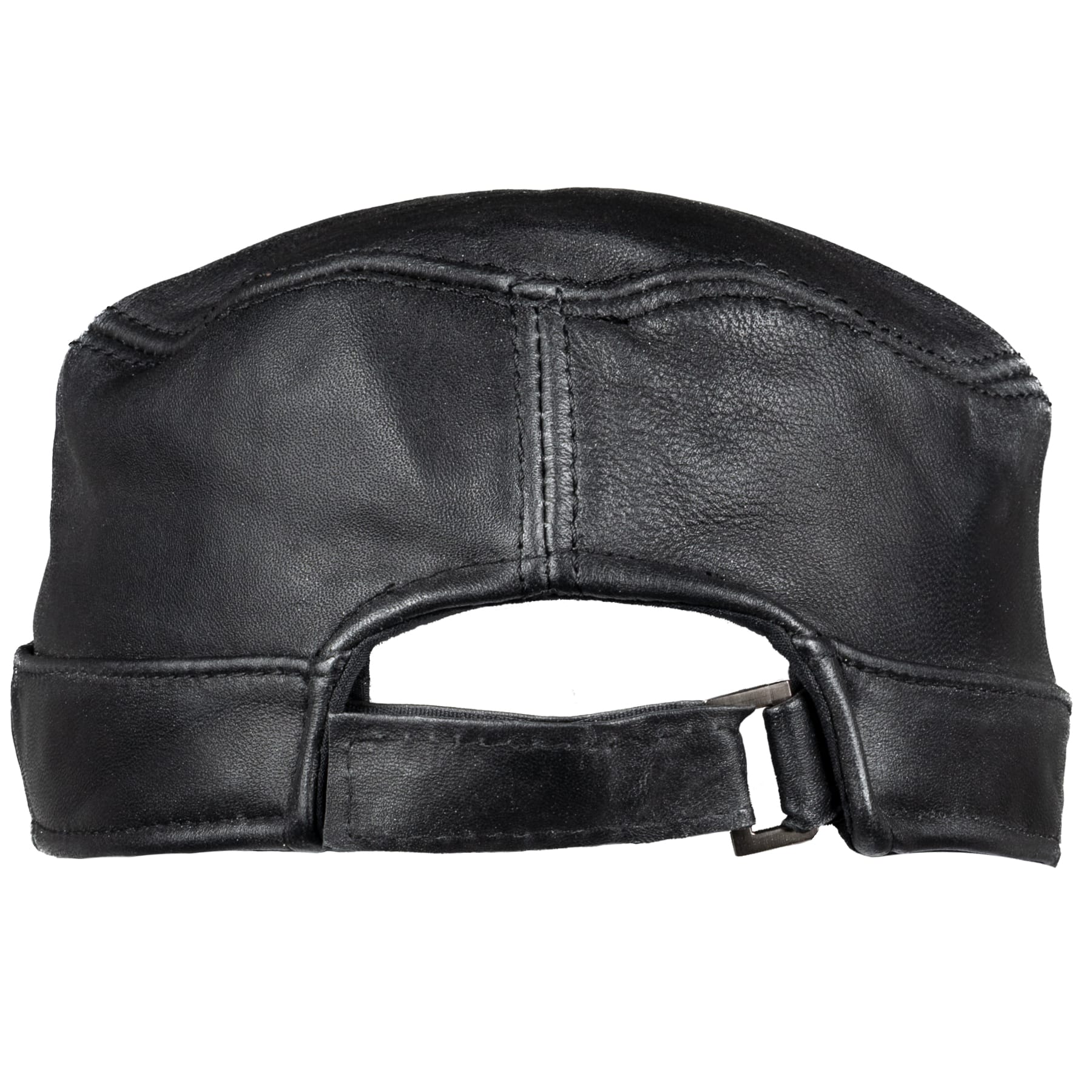 Custom Chop Shop Accessory Wornstar Custom Leather Hat - Studded Black - One of a Kind