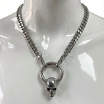Custom Chop Shop Accessory 24" Wornstar Custom Necklace Chain - Skull Charm