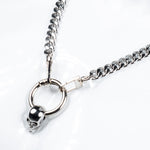 Custom Chop Shop Accessory 24" Wornstar Custom Necklace Chain - Skull Charm