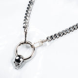 Custom Chop Shop Accessory 24" Wornstar Custom Necklace Chain - Skull Charm