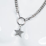 Custom Chop Shop Accessory Wornstar Custom Necklace Chain - Star with Skulls