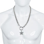 Custom Chop Shop Accessory Wornstar Custom Necklace Chain - Star with Skulls