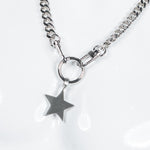 Custom Chop Shop Accessory Wornstar Custom Necklace Chain - Star with Skulls
