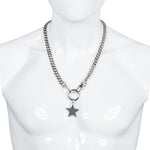 Custom Chop Shop Accessory Wornstar Custom Necklace Chain - Star with Skulls