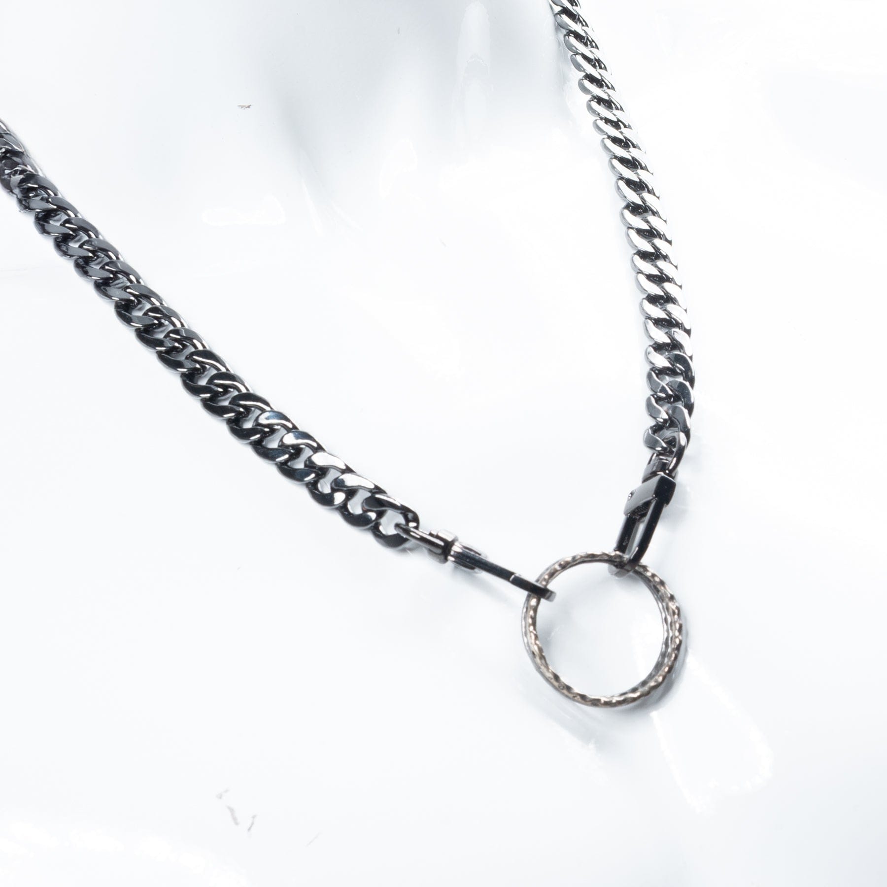 Custom Chop Shop Accessory Wornstar Custom Necklace Chain - Vintage Metal Tone - Double Ring