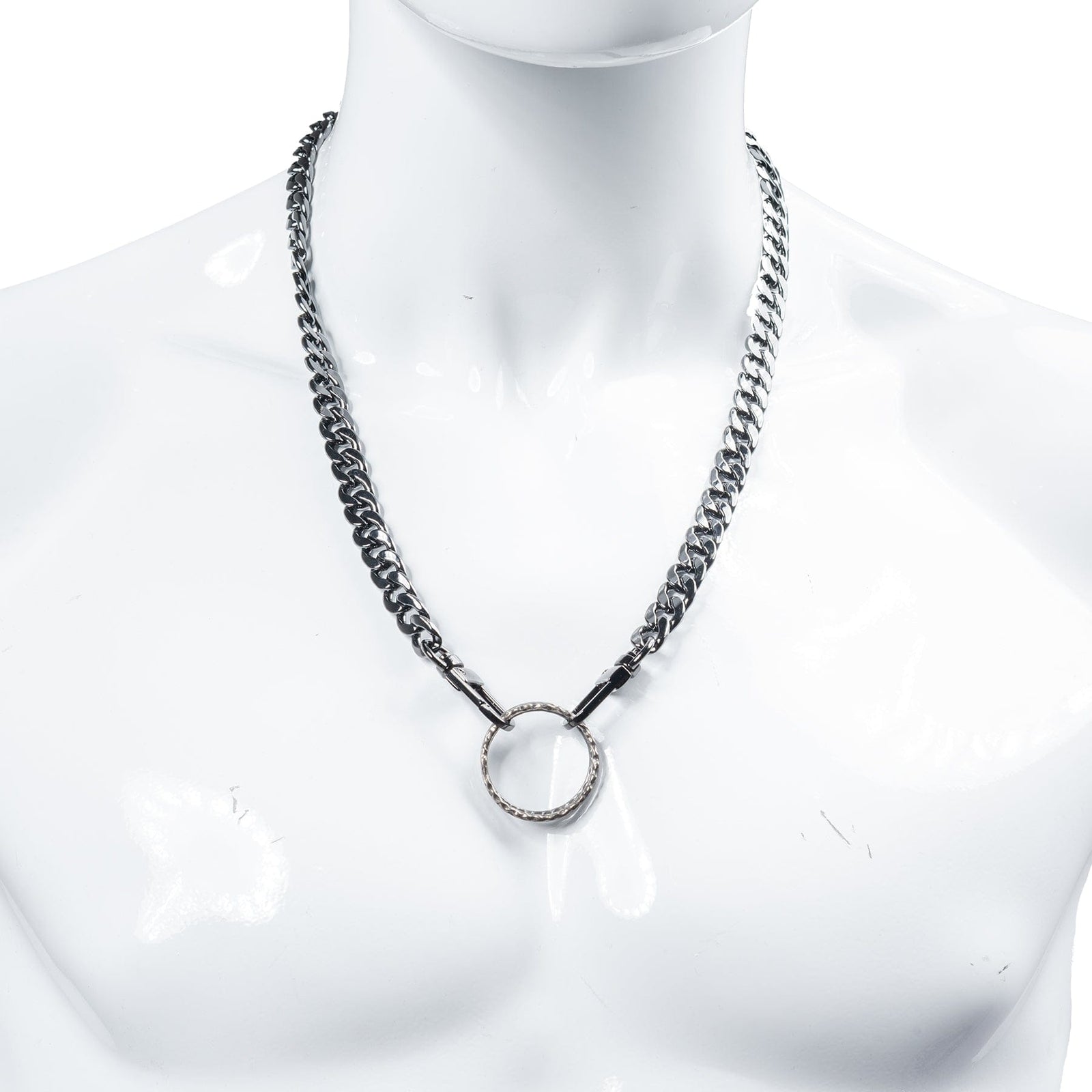 Custom Chop Shop Accessory Wornstar Custom Necklace Chain - Vintage Metal Tone - Double Ring