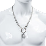 Custom Chop Shop Accessory Wornstar Custom Necklace Chain With Metal Chaos Charm