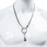 Custom Chop Shop Accessory Wornstar Custom Necklace Chain With Metal Guitar Charm