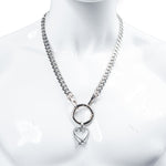 Custom Chop Shop Accessory Wornstar Custom Necklace Chain With Metal Heart Charm