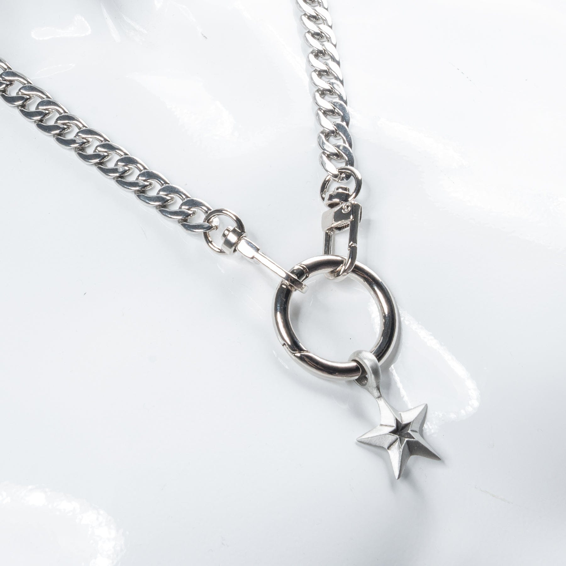 Custom Chop Shop Accessory Wornstar Custom Necklace Chain With Metal Star Charm