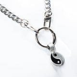 Custom Chop Shop Accessory Wornstar Custom Necklace Chain With Yin and Yang Charm