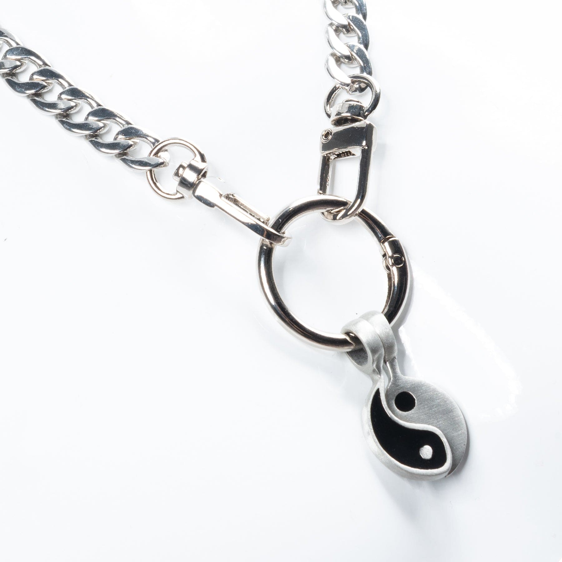 Custom Chop Shop Accessory Wornstar Custom Necklace Chain With Yin and Yang Charm