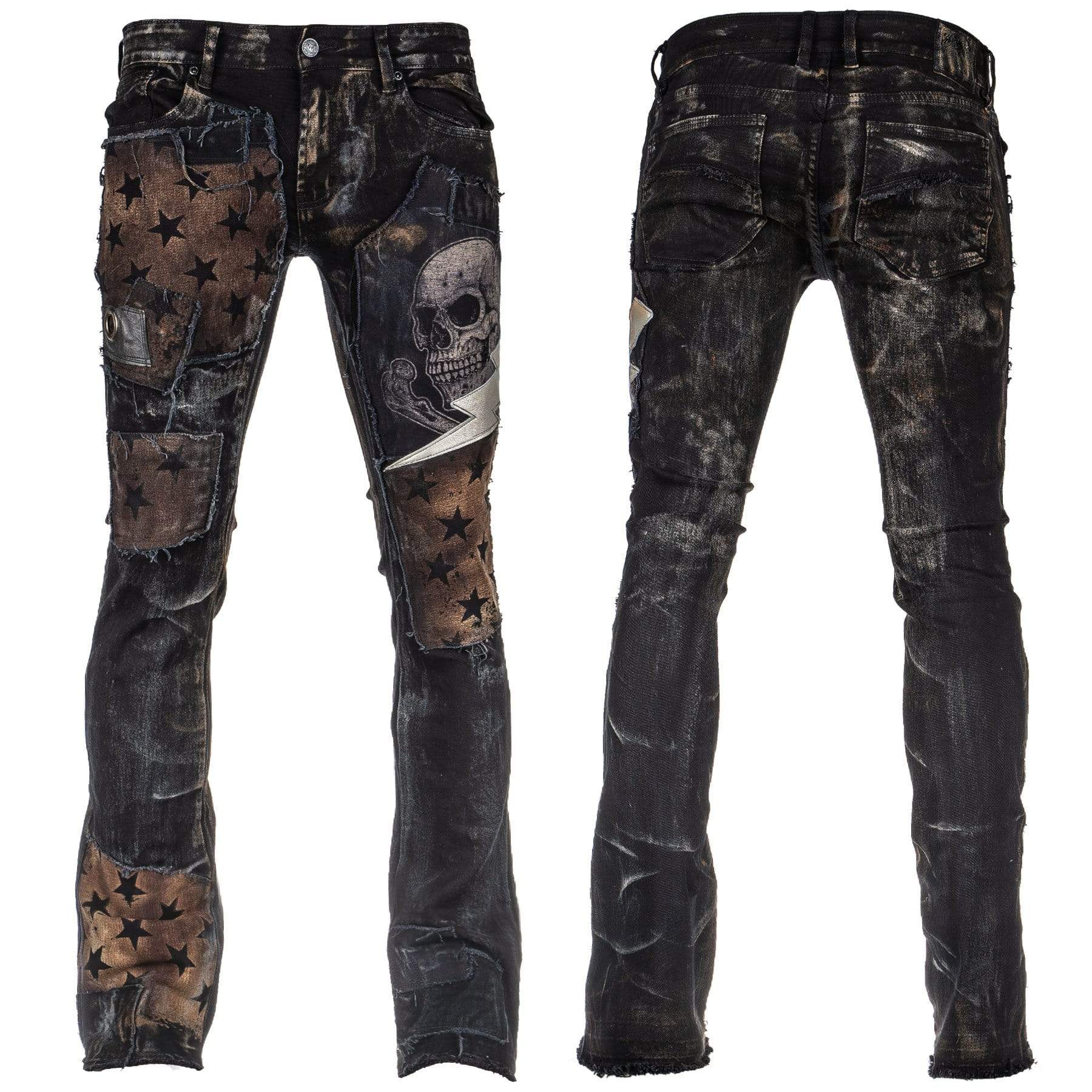 Custom Order bandito Stage Pants Streetwear With Leather and Suede Lace-up  Rockwear Stagewear -  Canada