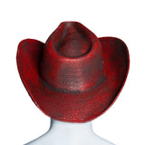 Custom Chop Shop Accessory Wornstar Custom Rocker Hat - Black Cherry Red