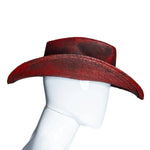 Custom Chop Shop Accessory Wornstar Custom Rocker Hat - Black Cherry Red
