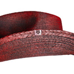 Custom Chop Shop Accessory Wornstar Custom Rocker Hat - Black Cherry Red