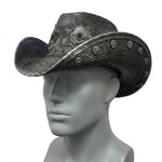 Custom Chop Shop Accessory Wornstar Custom Rocker Hat - Black Crosses and Roses