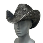 Custom Chop Shop Accessory Wornstar Custom Rocker Hat - Black Crosses and Roses