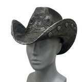 Custom Chop Shop Accessory Wornstar Custom Rocker Hat - Black Crosses and Roses