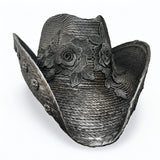 Custom Chop Shop Accessory Wornstar Custom Rocker Hat - Black Crosses and Roses