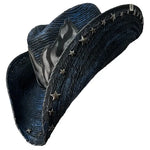 Custom Chop Shop Accessory Wornstar Custom Rocker Hat - Blaze