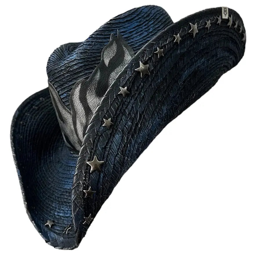 Custom Chop Shop Accessory Wornstar Custom Rocker Hat - Blaze