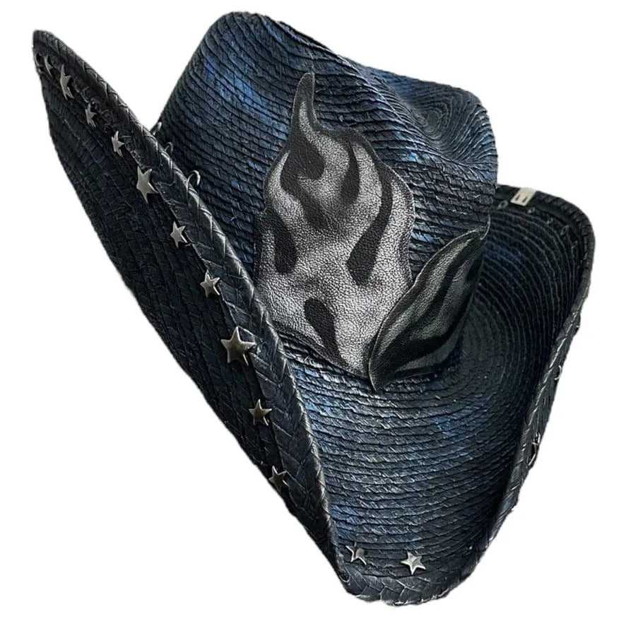 Custom Chop Shop Accessory Wornstar Custom Rocker Hat - Blaze