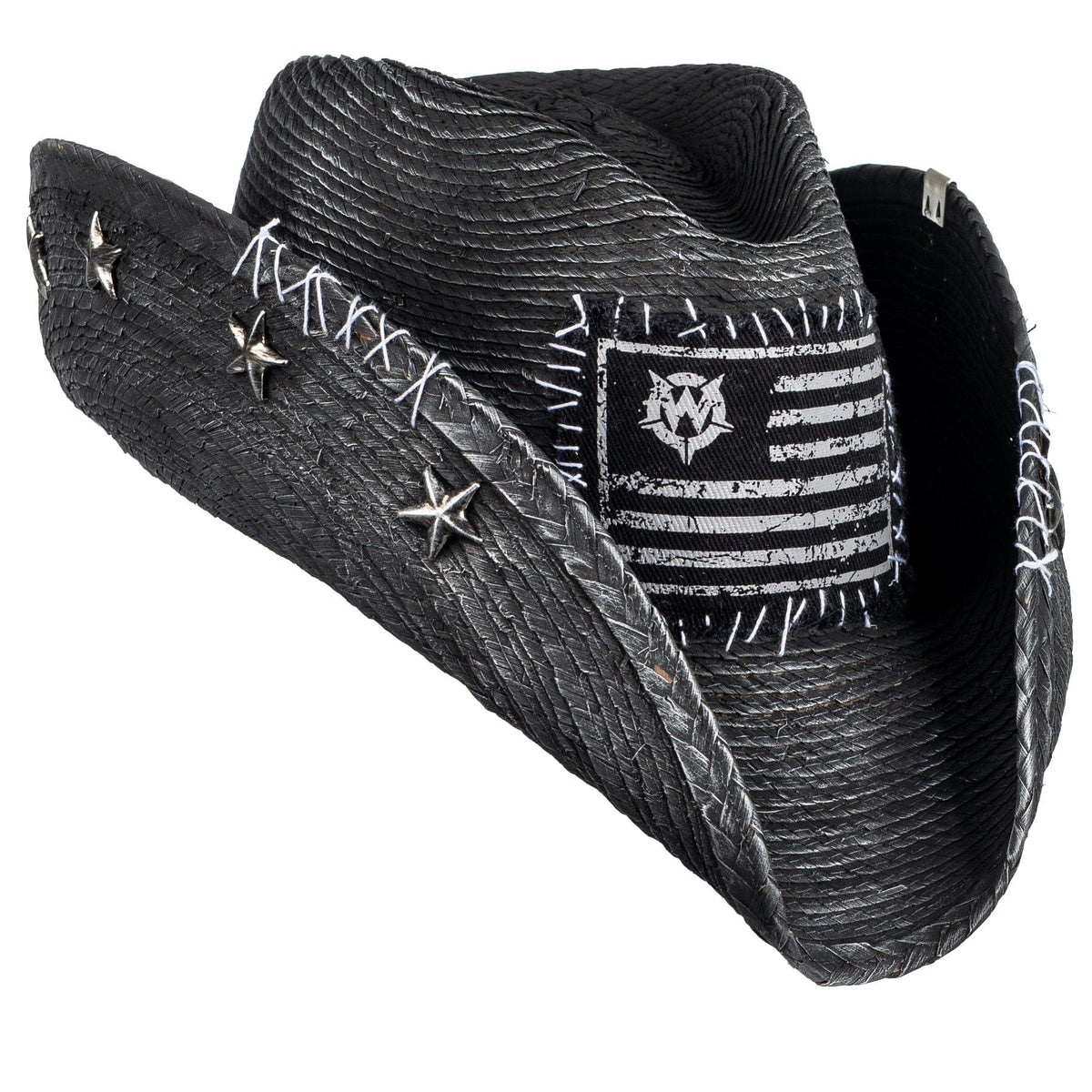 Custom Chop Shop Accessory Wornstar Custom Rocker Hat - Flag and Stars - Ready to Ship