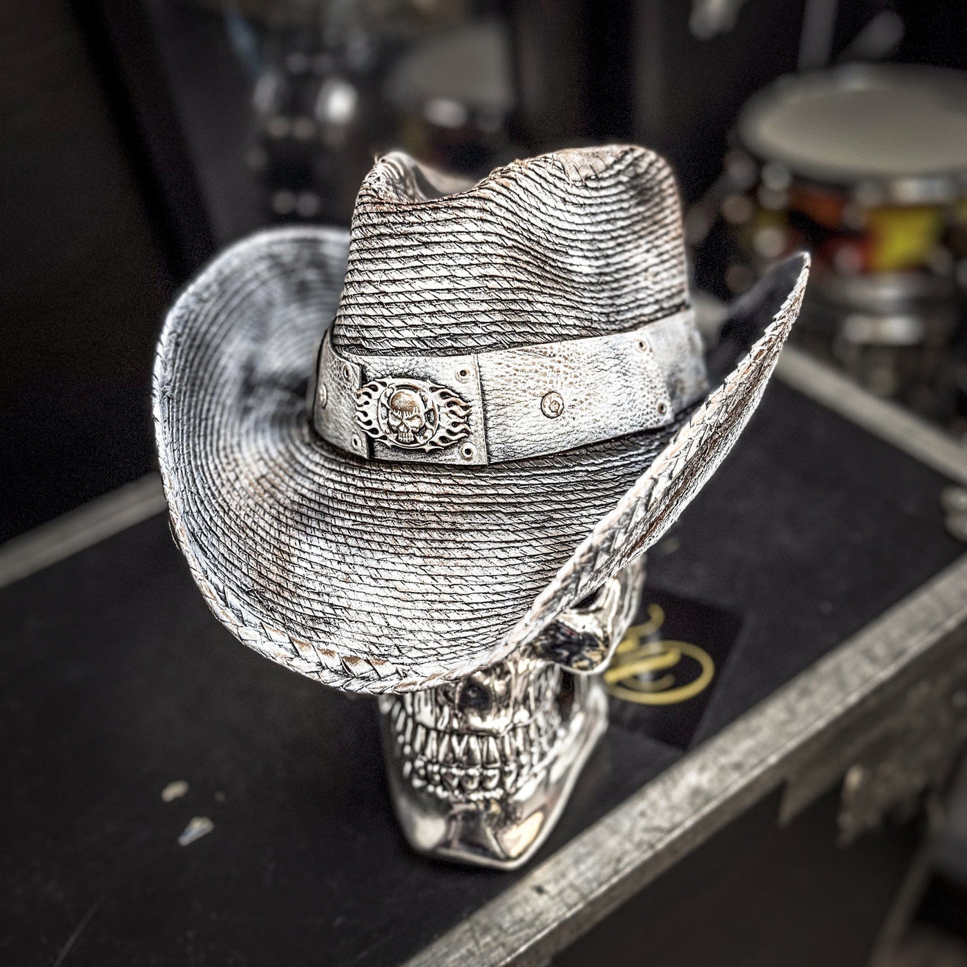 Wornstar Custom Rocker Cowboy Hat - Gray Ghost