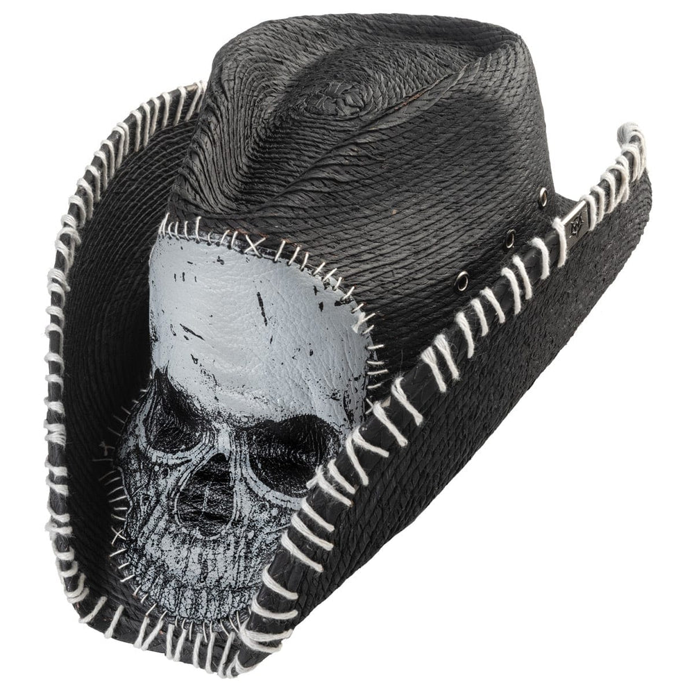 Wornstar Custom Rocker Hat - Phantom White Stitched