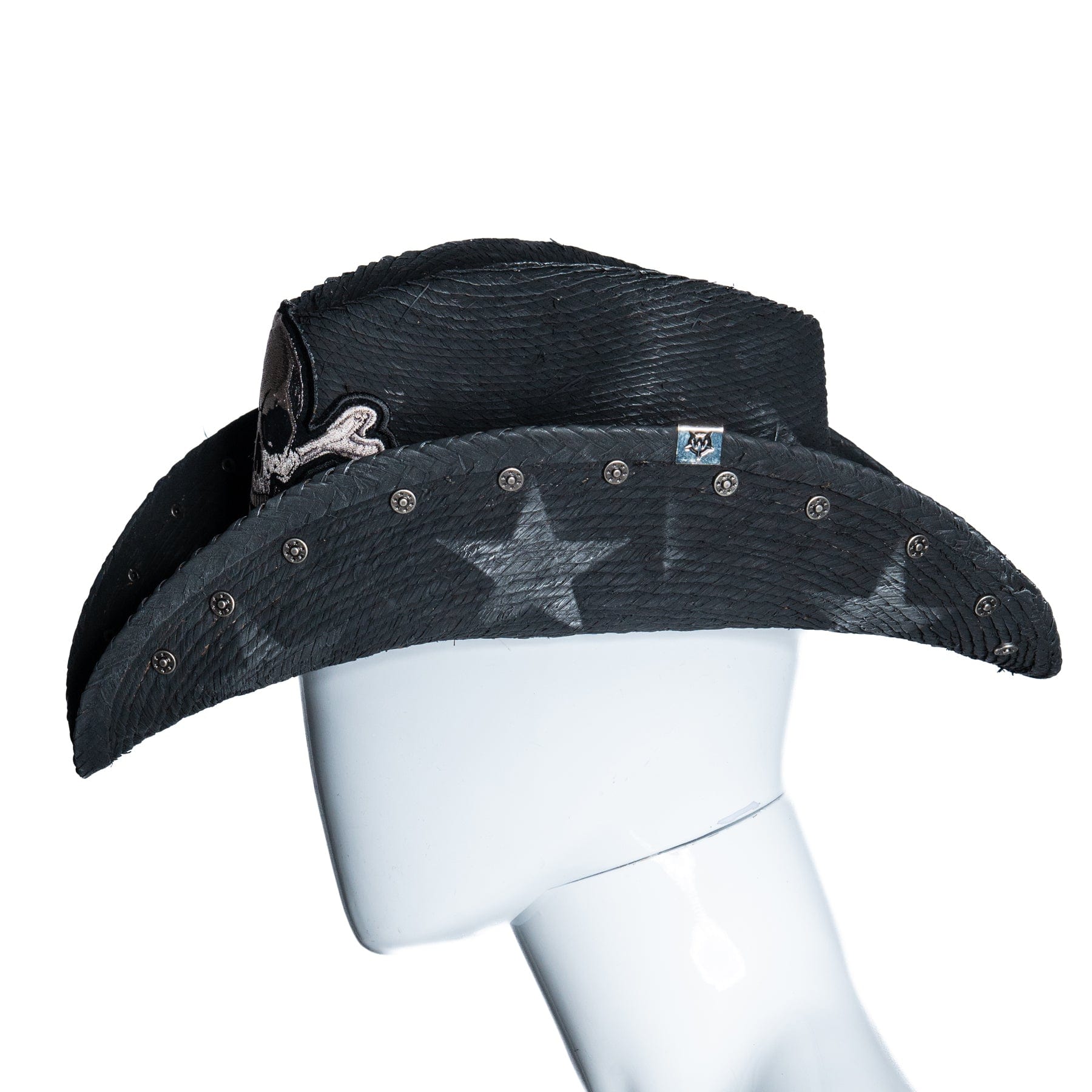 Custom Chop Shop Accessory Wornstar Custom Rocker Hat - One of a kind - Starred- Ready to ship