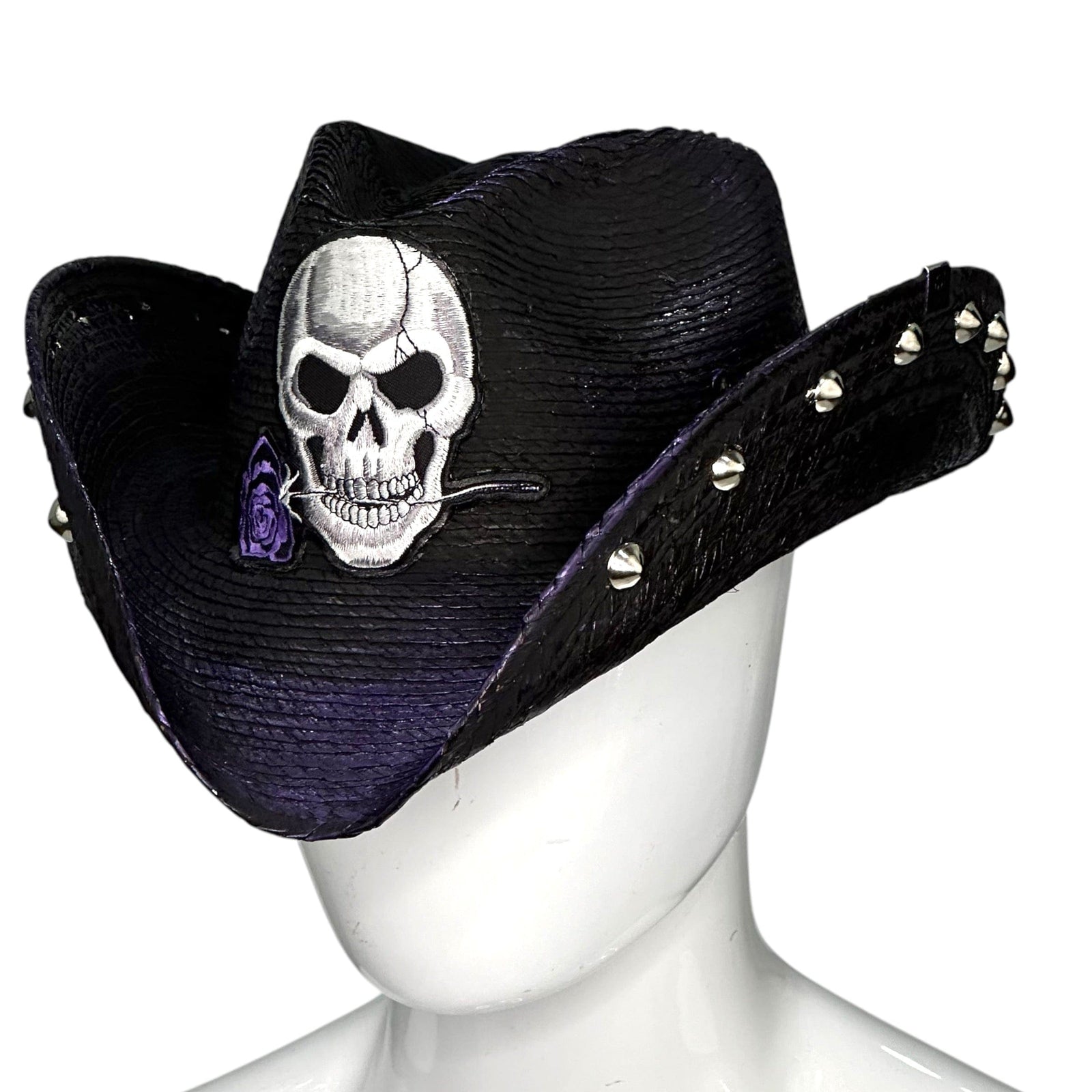 Custom Chop Shop Accessory Wornstar Custom Rocker Hat - Purple Rose - Ready to ship