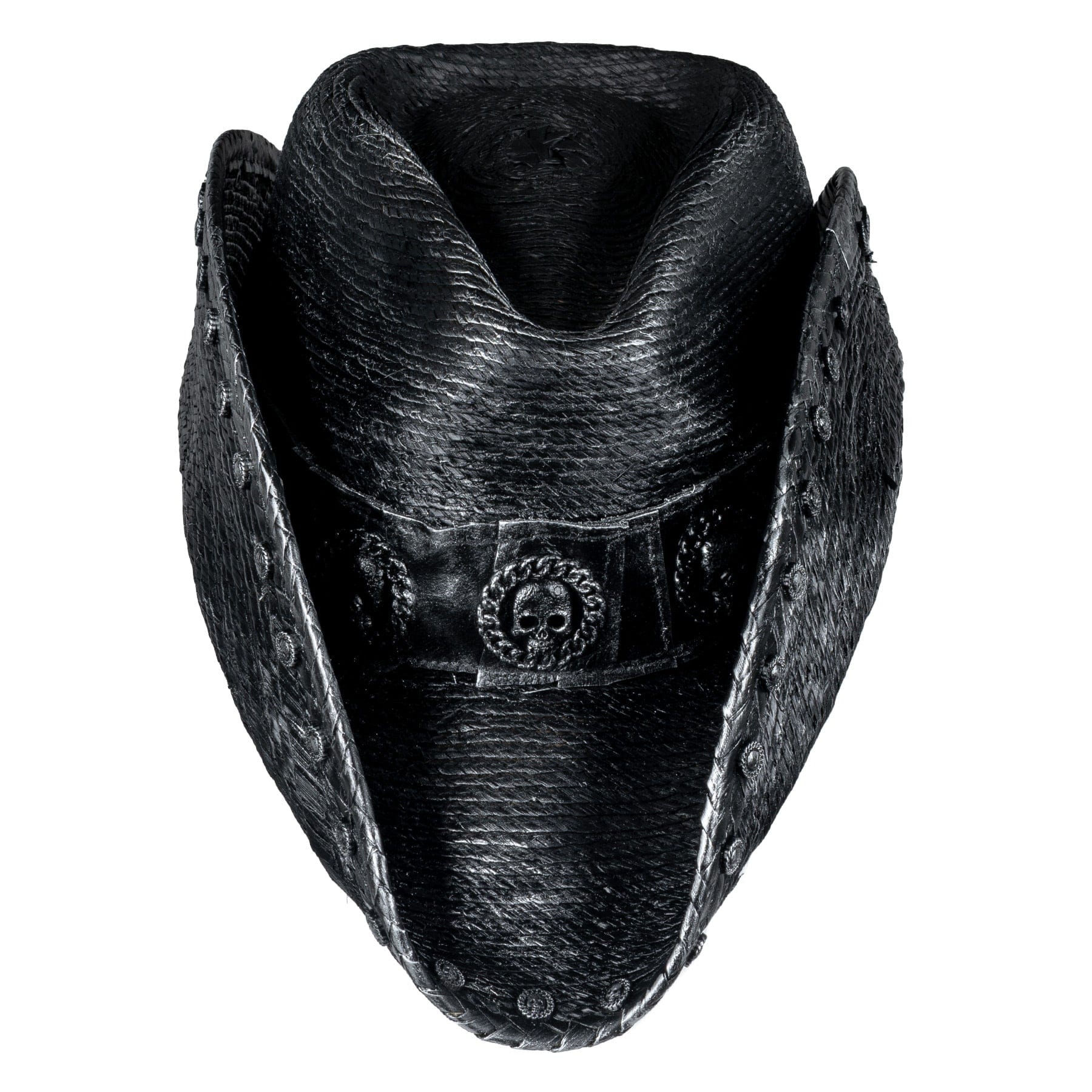 Custom Chop Shop Accessory Wornstar Custom Rocker Hat - Ready to Ship - Skulls in Chains