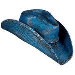 Custom Chop Shop Accessory Wornstar Custom Rocker Hat - Ready to Ship - Starred Electric Blue