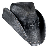Custom Chop Shop Accessory Wornstar Custom Rocker Hat - Ready to Ship - Triple Crossed