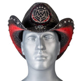 Custom Chop Shop Accessory Wornstar Custom Rocker Hat - Red Lightning