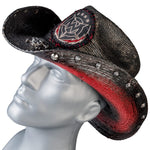 Custom Chop Shop Accessory Wornstar Custom Rocker Hat - Red Lightning