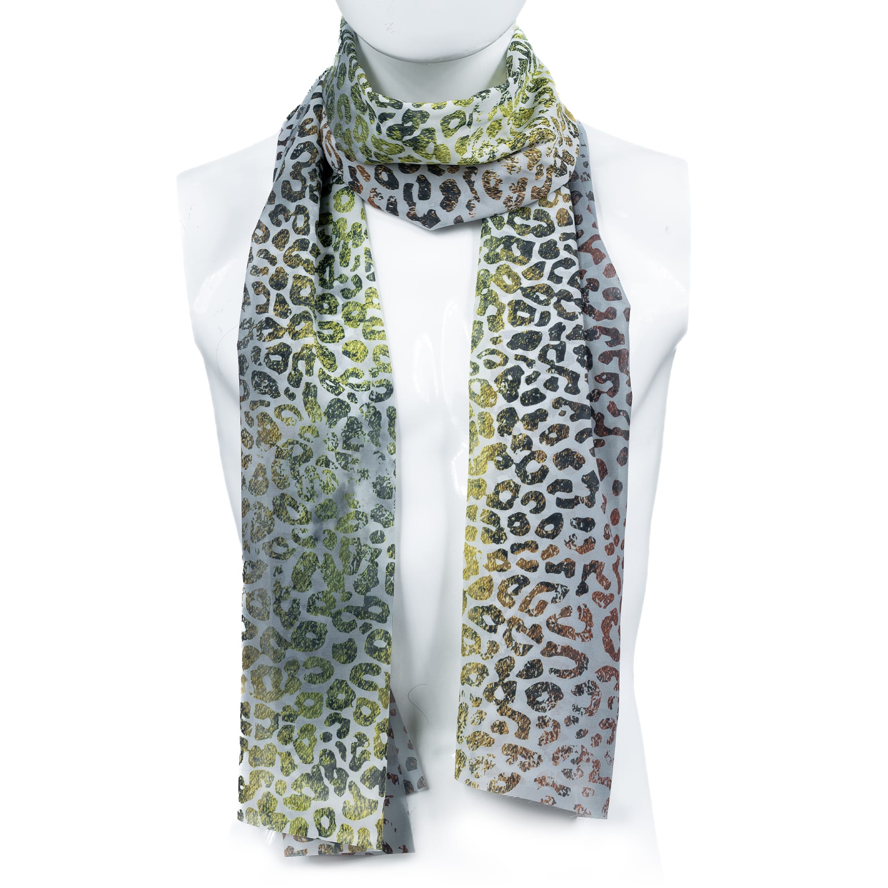 Custom Chop Shop Accessory Wornstar Custom Scarf - Leopard Multicolor