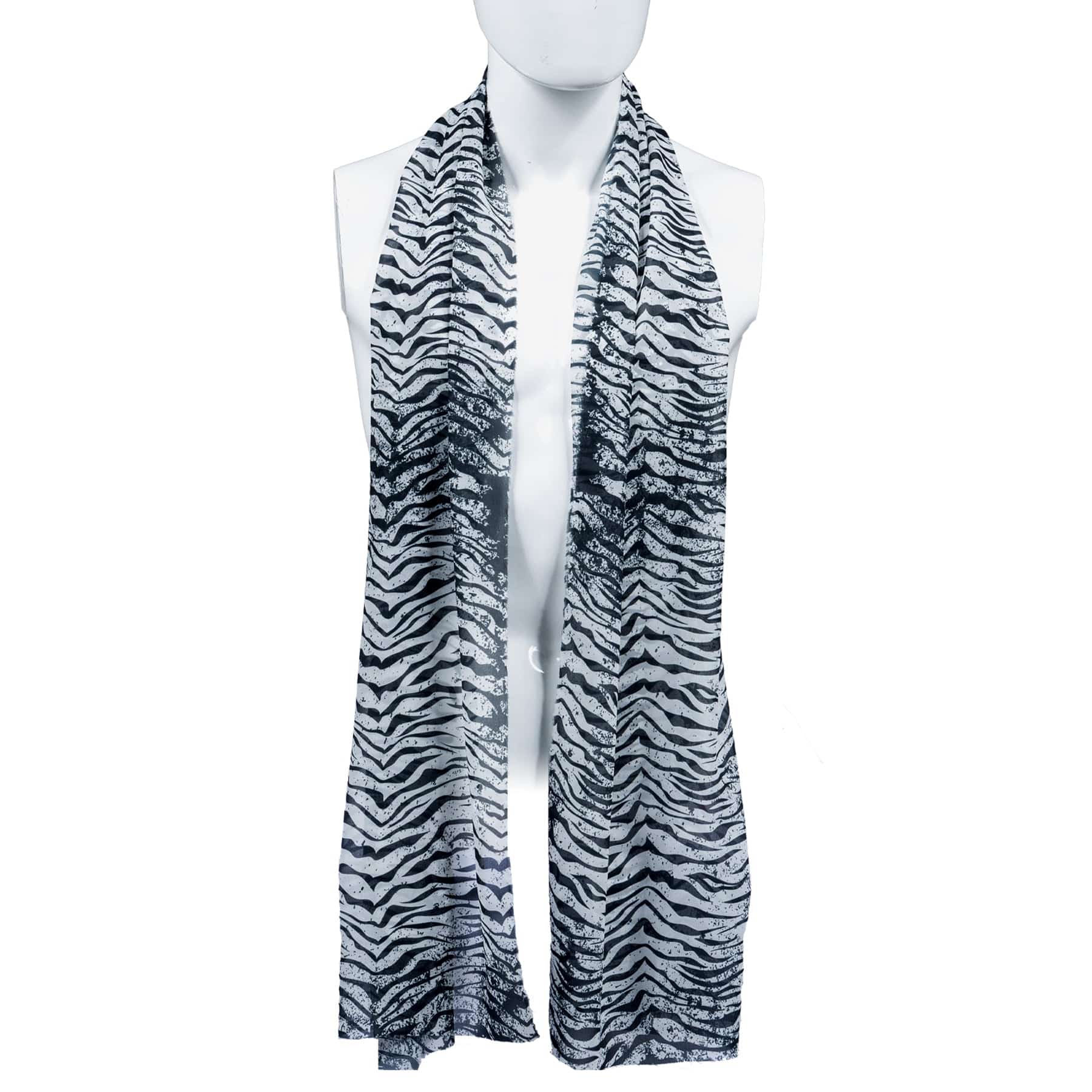 Custom Chop Shop Accessory Wornstar Custom Scarf - Zebra