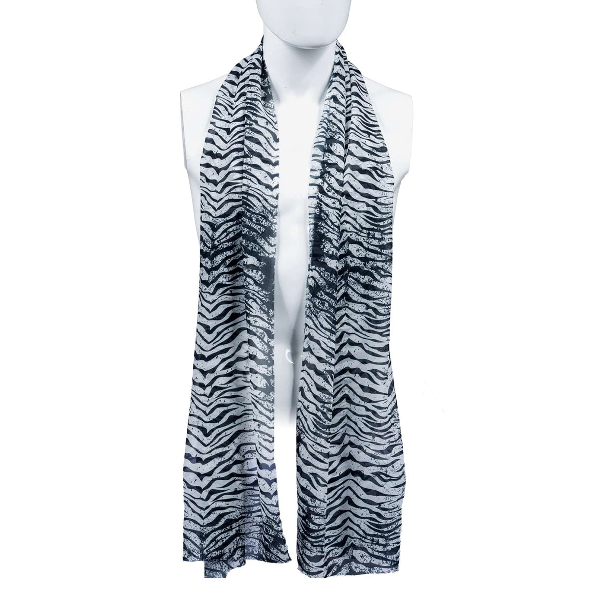 Custom Chop Shop Accessory Wornstar Custom Scarf - Zebra