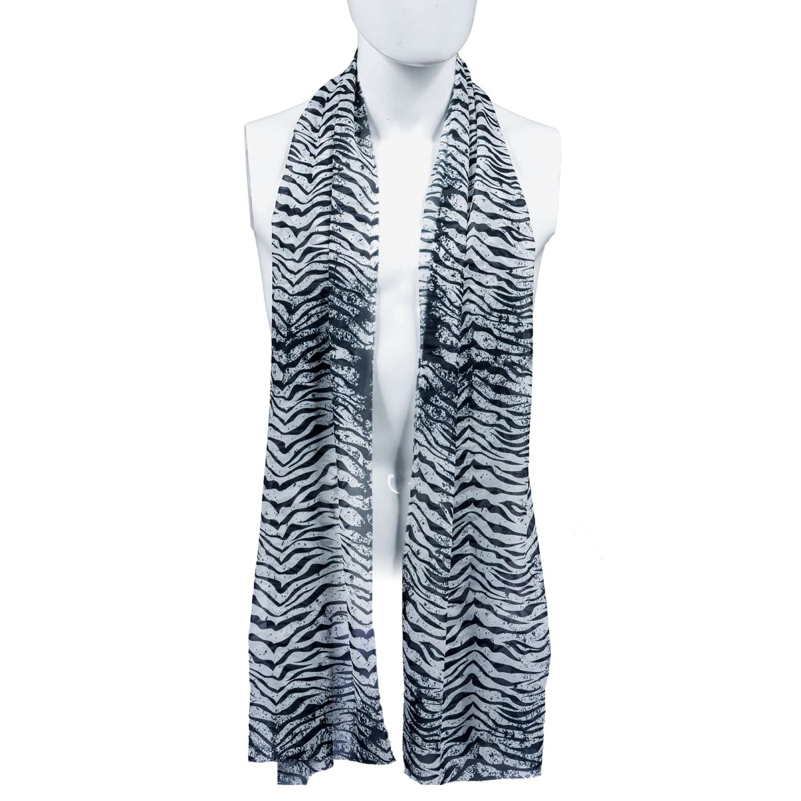 Custom Chop Shop Accessory Wornstar Custom Scarf - Zebra