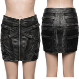 Custom Chop Shop Dress Wornstar Custom Skirt - Raven - Straps