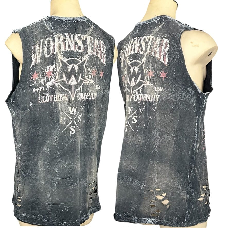 Custom Chop Shop T-Shirt Wornstar Custom - Sleeveless Cut Tee - Death Mechanic