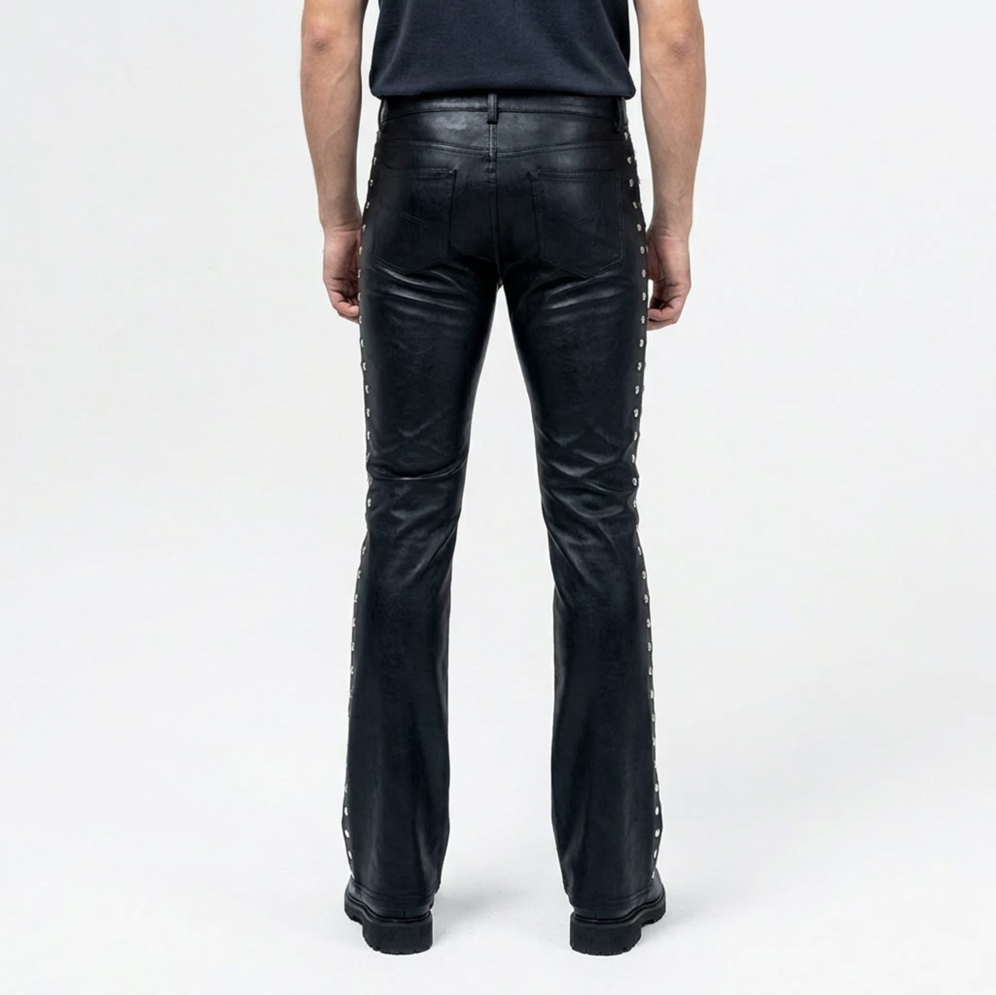 Custom Chop Shop Pants Wornstar Custom Studded Pants - Hellcat UF - Boot Cut