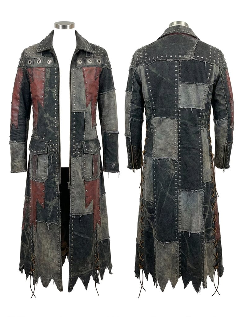 Custom Chop Shop Jacket Wornstar Custom Trench Jacket - Labyrinth