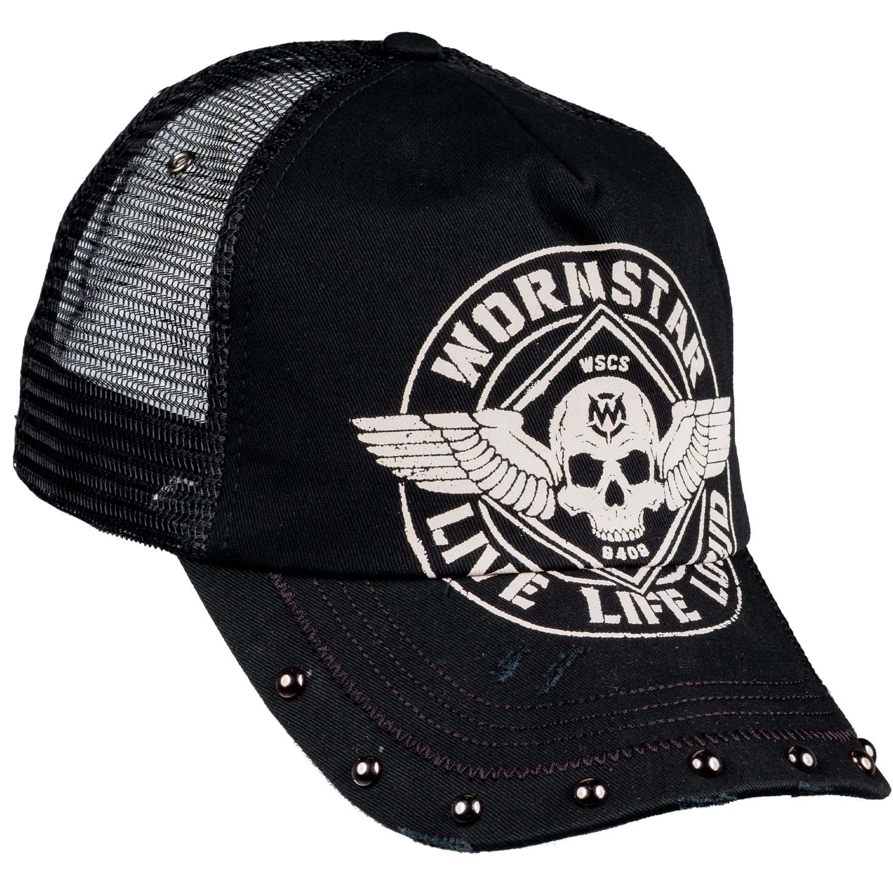 Custom Chop Shop Accessory Wornstar Custom Trucker Hat - Battalion - One of a Kind