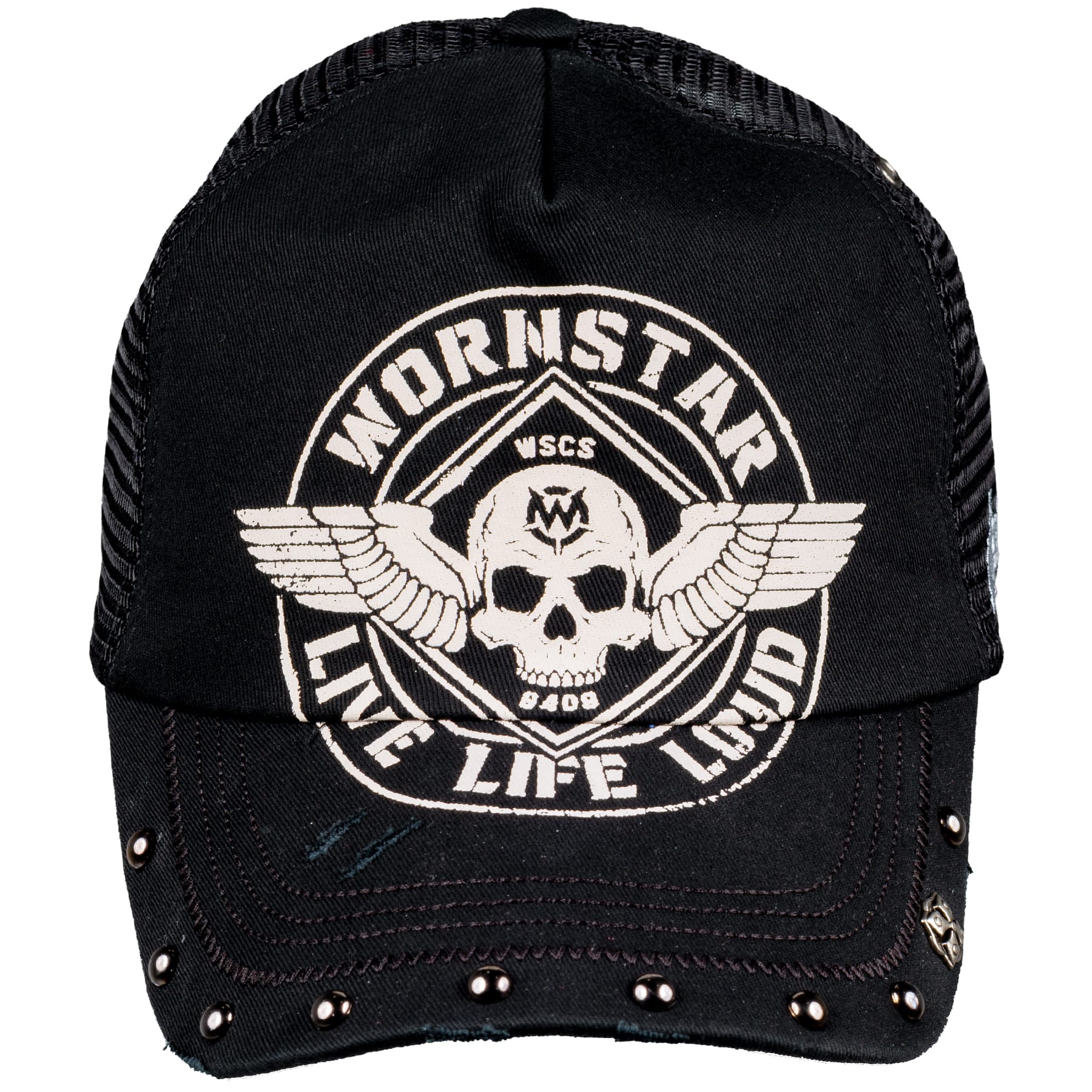 Custom Chop Shop Accessory Wornstar Custom Trucker Hat - Battalion - One of a Kind