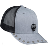 Custom Chop Shop Accessory Wornstar Custom Trucker Hat - Gray - One of a Kind
