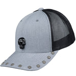 Custom Chop Shop Accessory Wornstar Custom Trucker Hat - Gray - One of a Kind