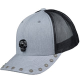 Custom Chop Shop Accessory Wornstar Custom Trucker Hat - Gray - One of a Kind